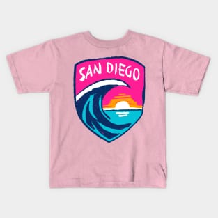 San Diego Waveeee FC 02 Kids T-Shirt